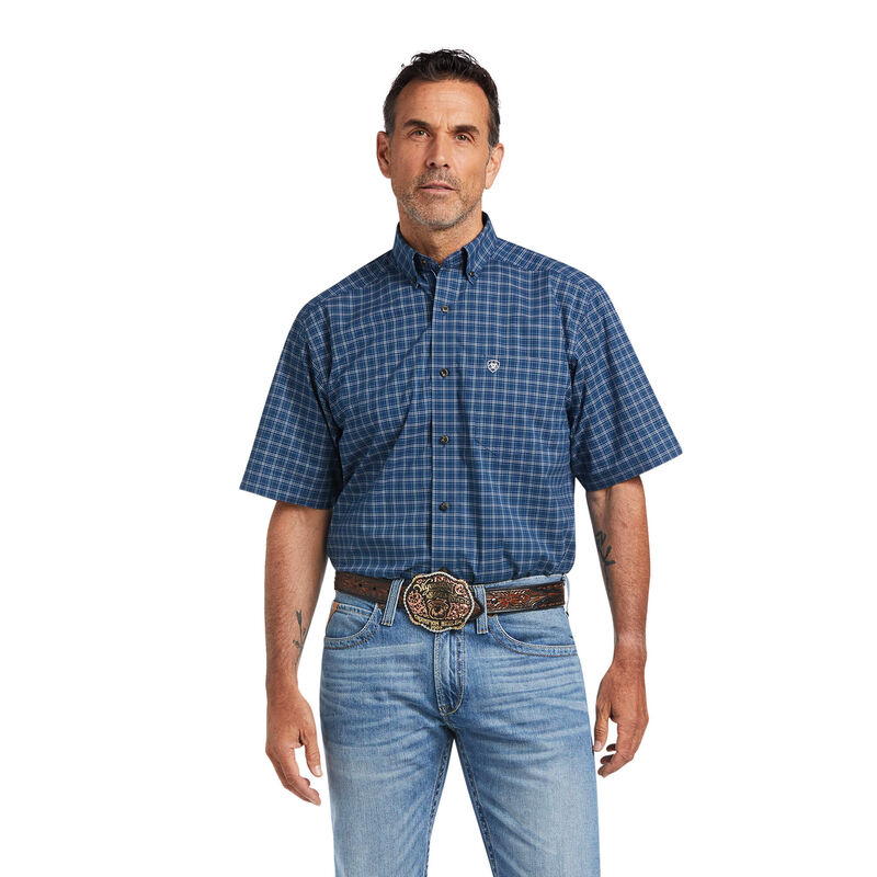 Ariat Hemden Herren - Pro Series Kyree Stretch Classic Fit Navy ( GRDMU-2710 )
